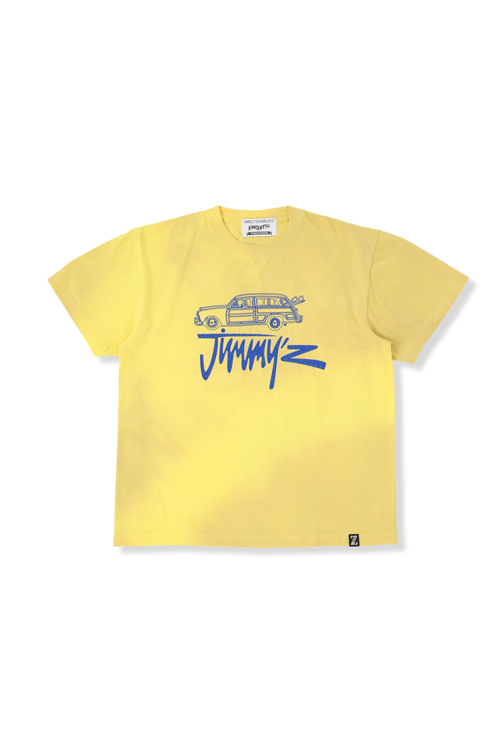 JIMMY'Z Car Print TEE Yellow