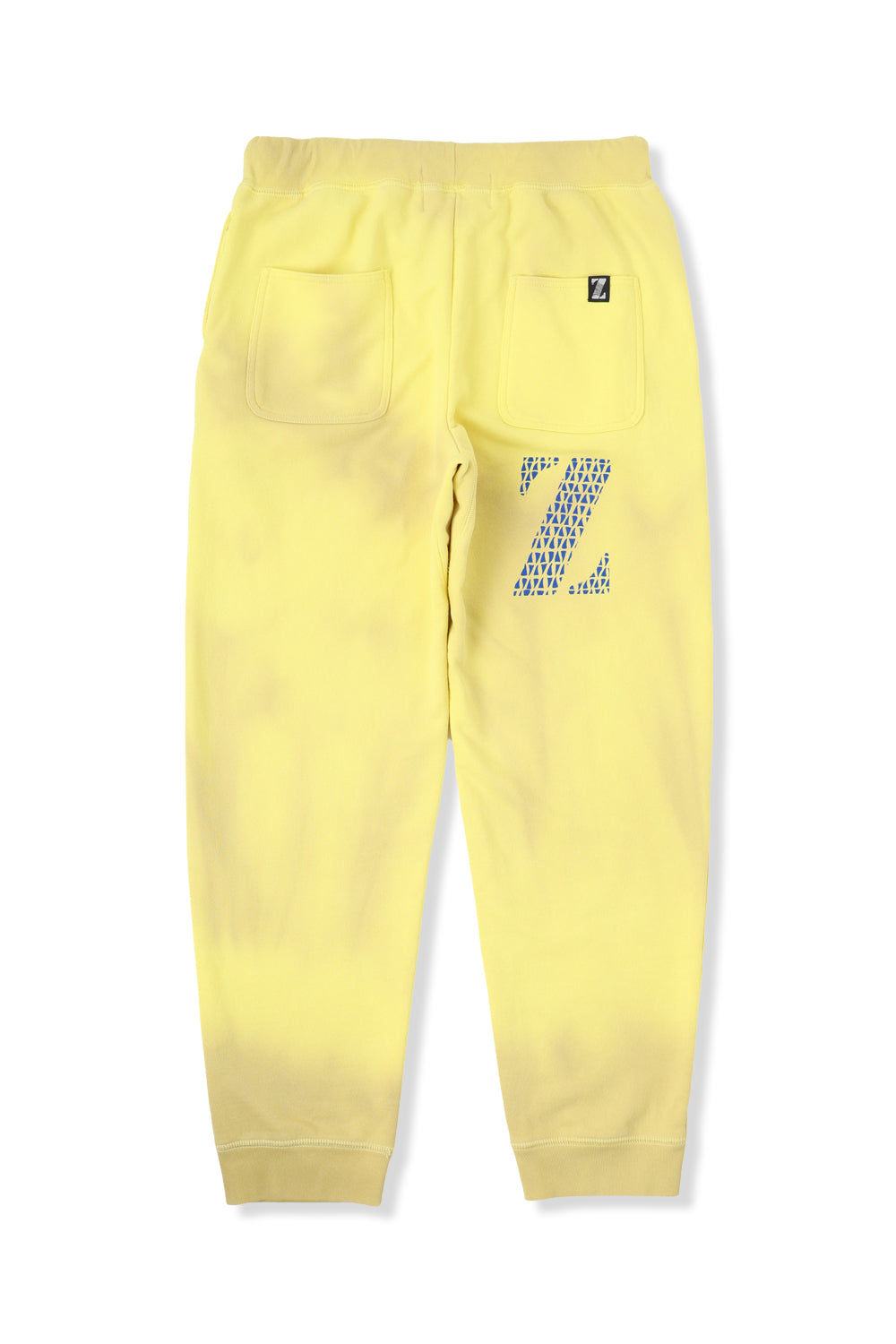 JIMMY'Z Back Print Pants Yellow