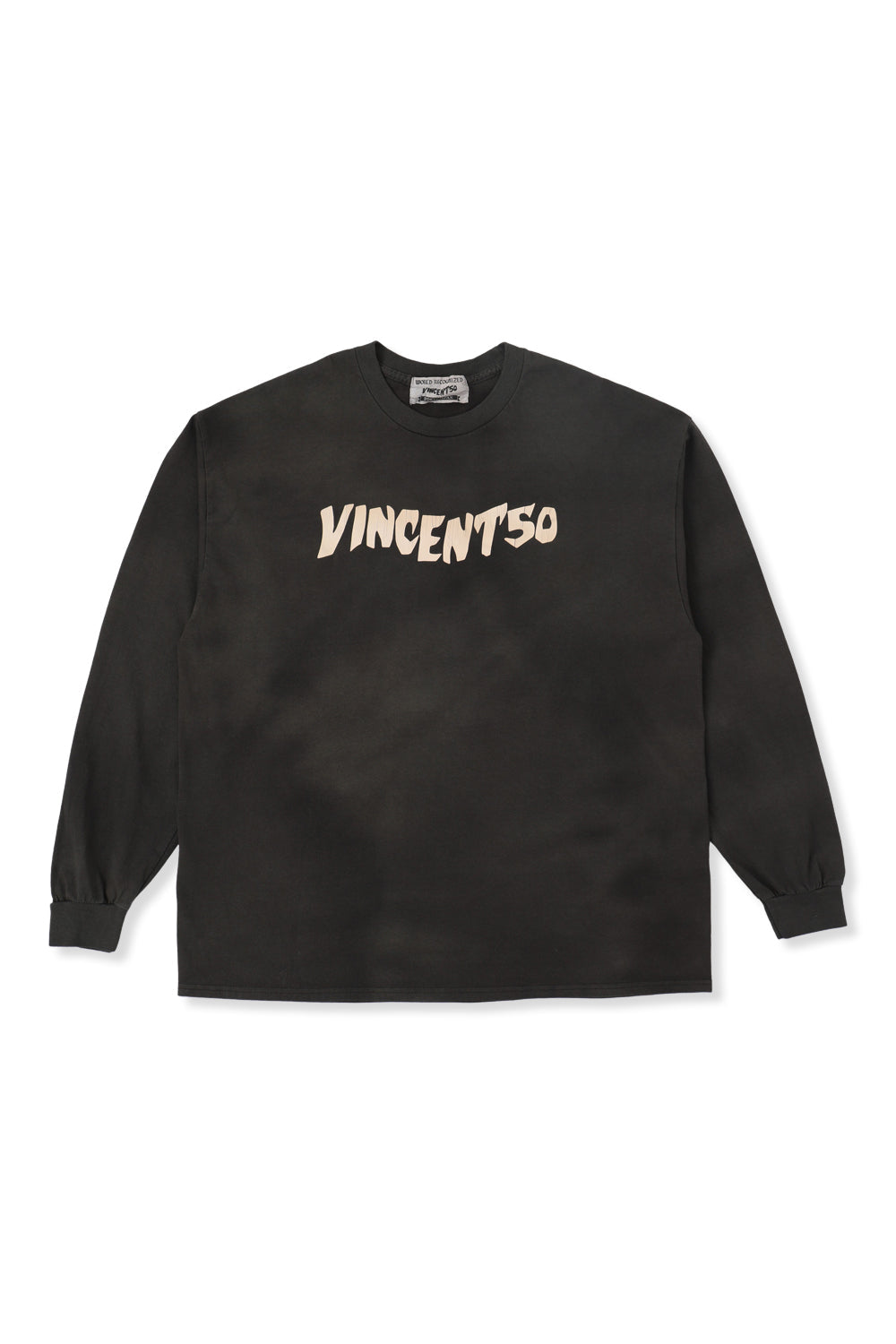 VINCENT50 Original Long Tee Black