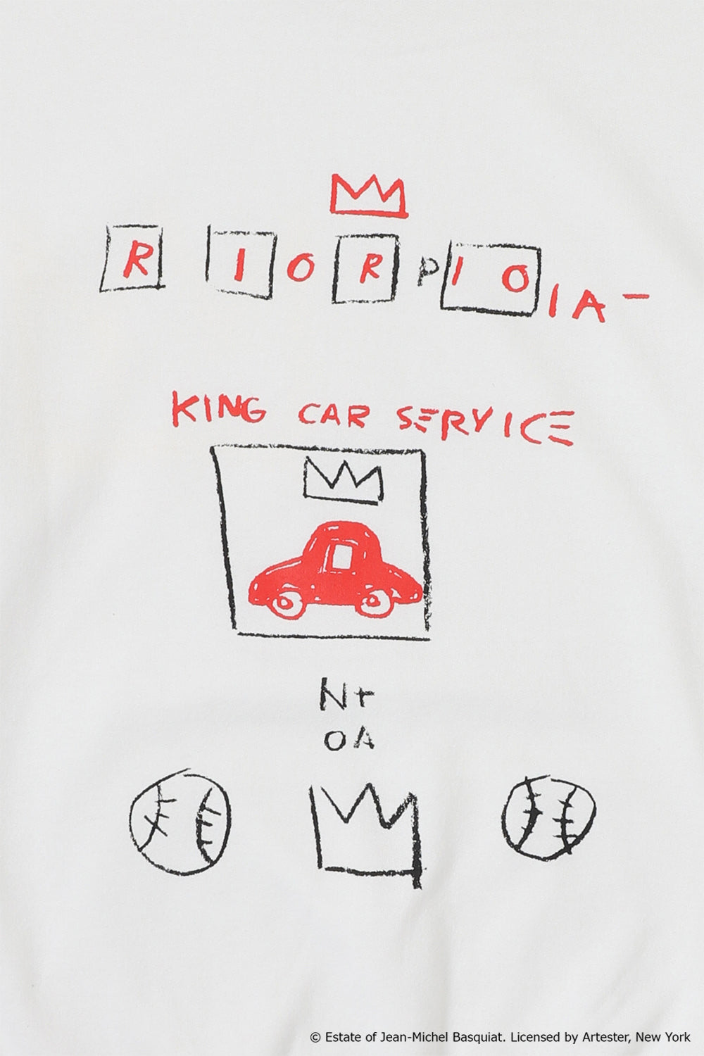 Basquiat Hoodie White