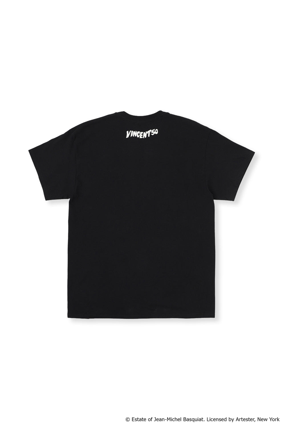 Basquiat Front Message Logo Tee Black