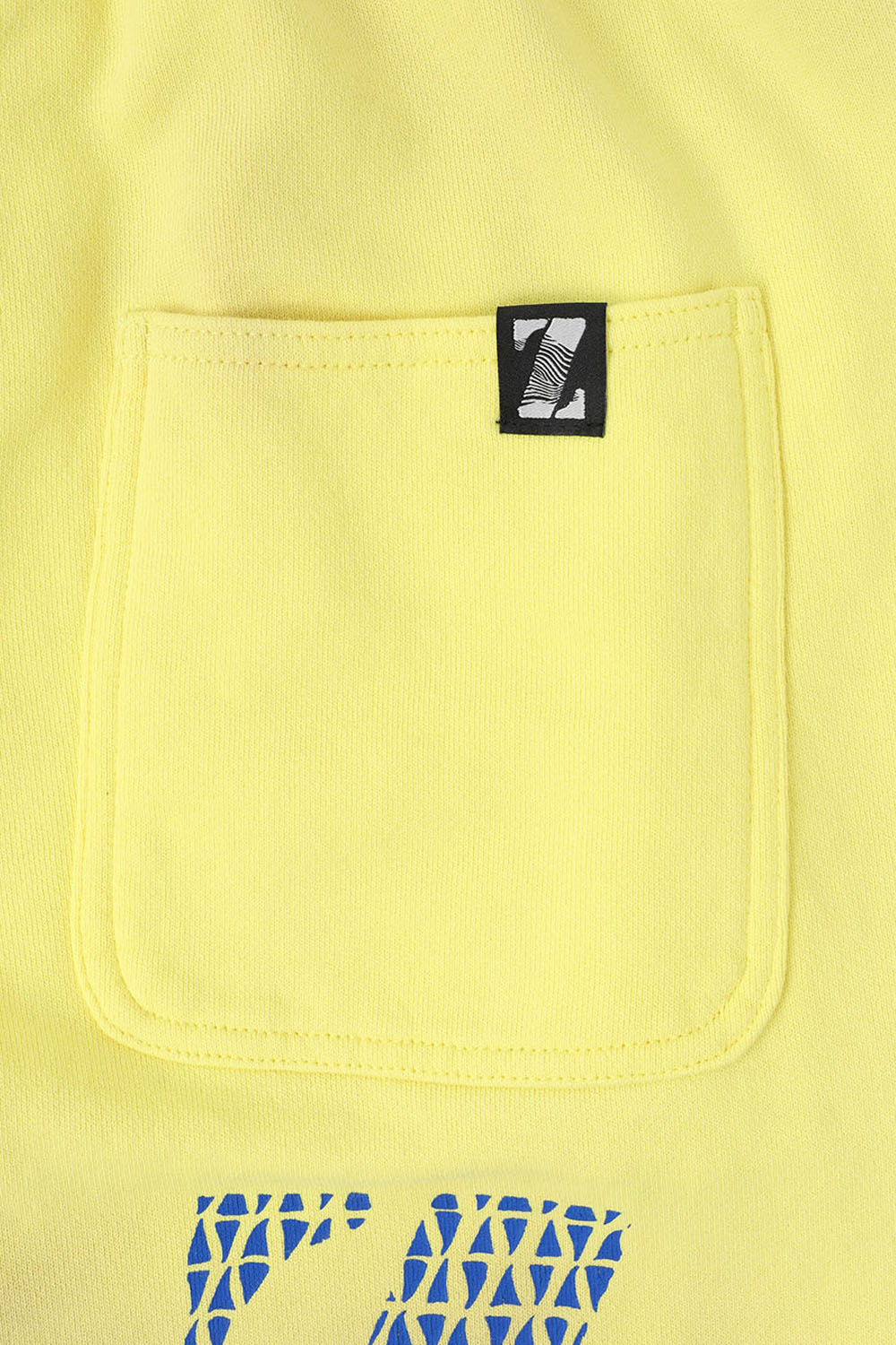 JIMMY'Z Back Print Pants Yellow