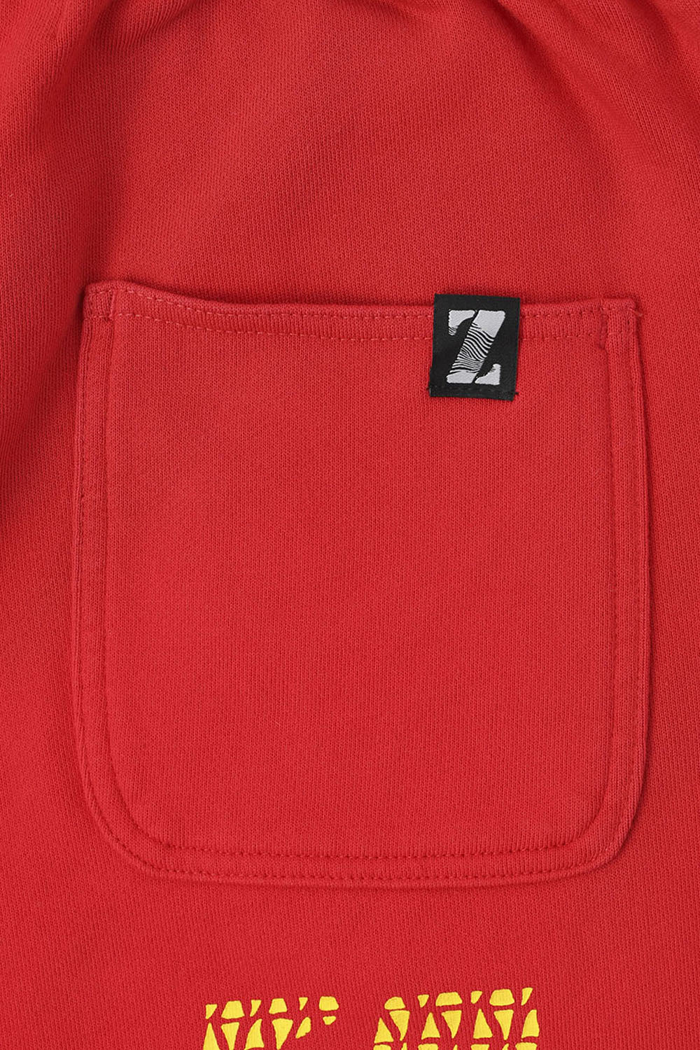 JIMMY'Z Back Print Pants Red