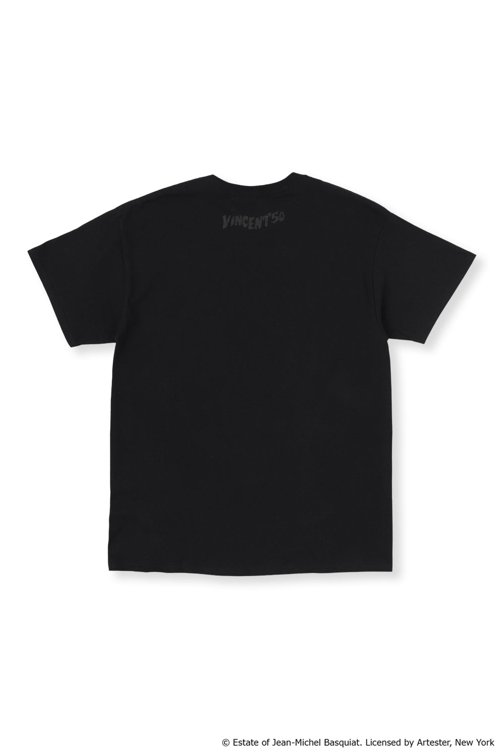 Basquiat Front Print Tee Black