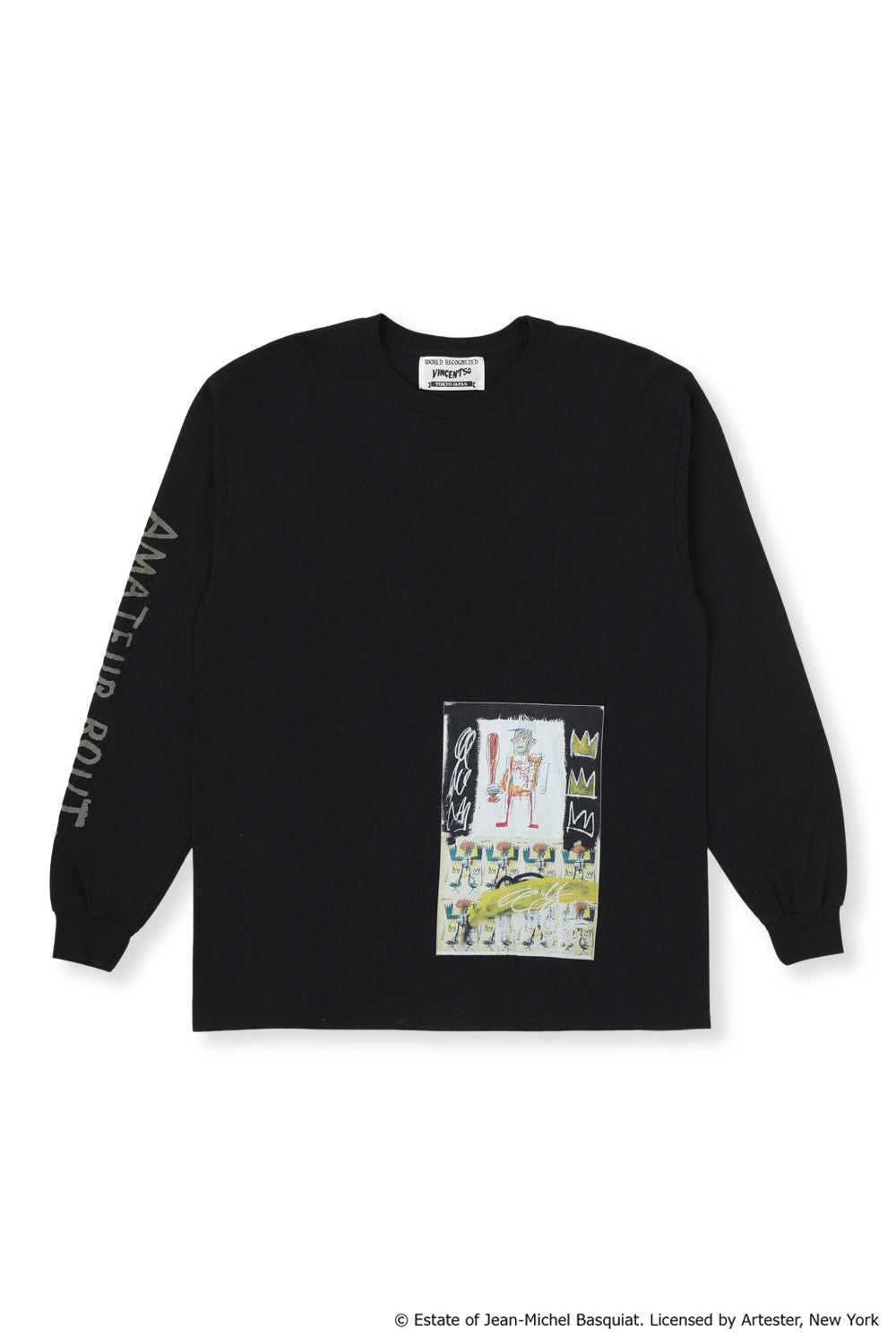 JEAN-MICHEL BASQUIAT【M】プリントロンT 長袖　USA製♡miiko♡