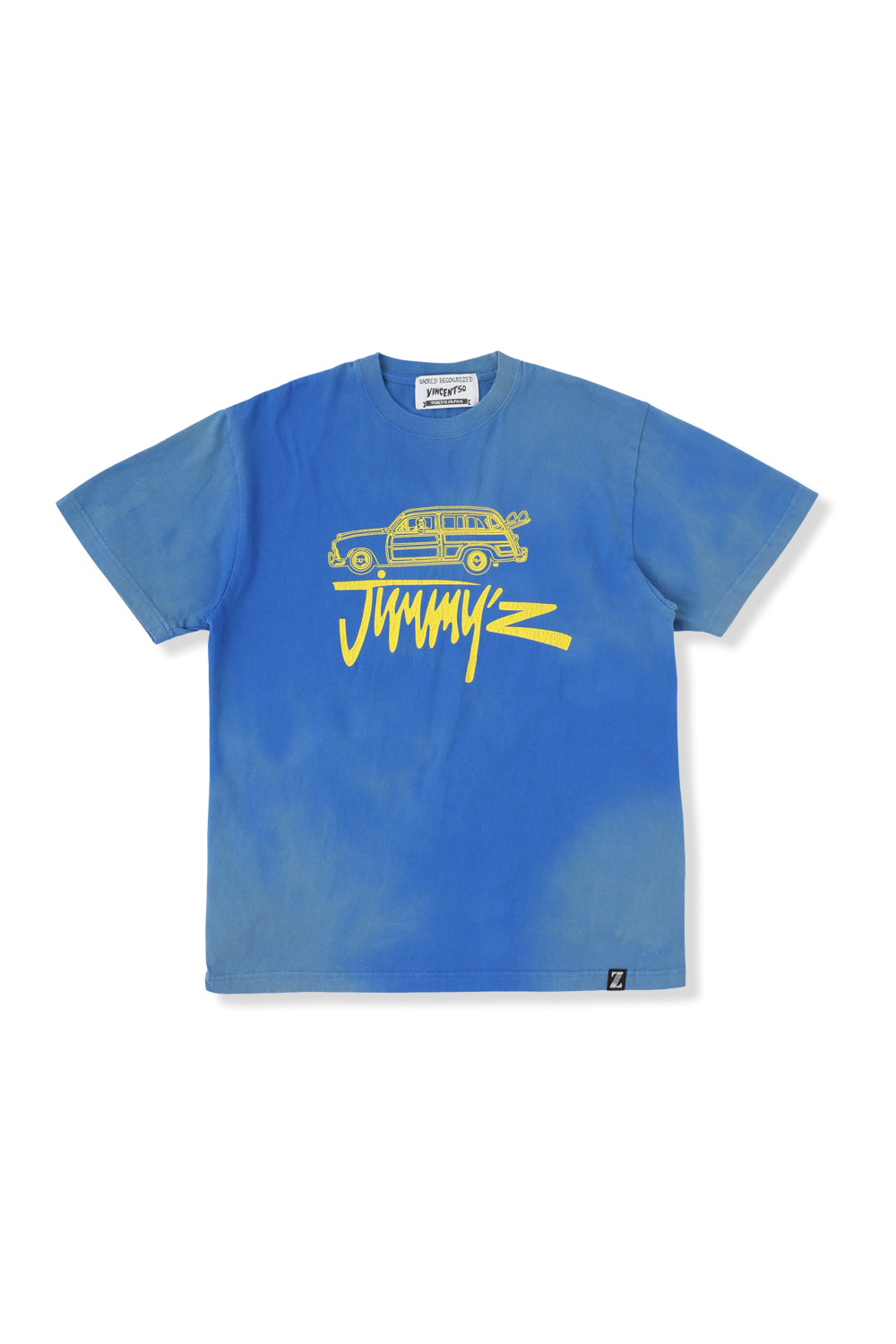 JIMMY'Z Car Print TEE Blue