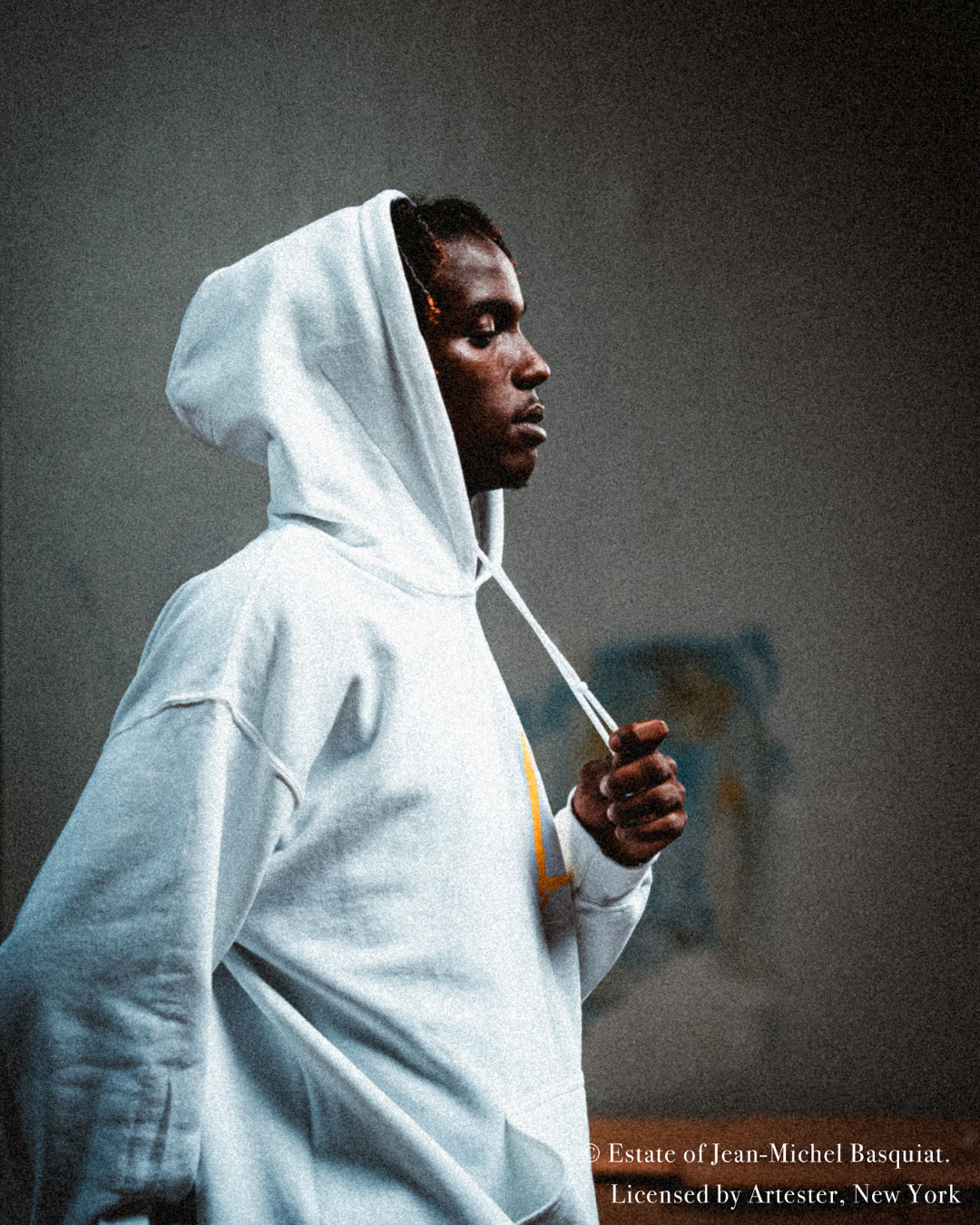 Basquiat Hoodie White