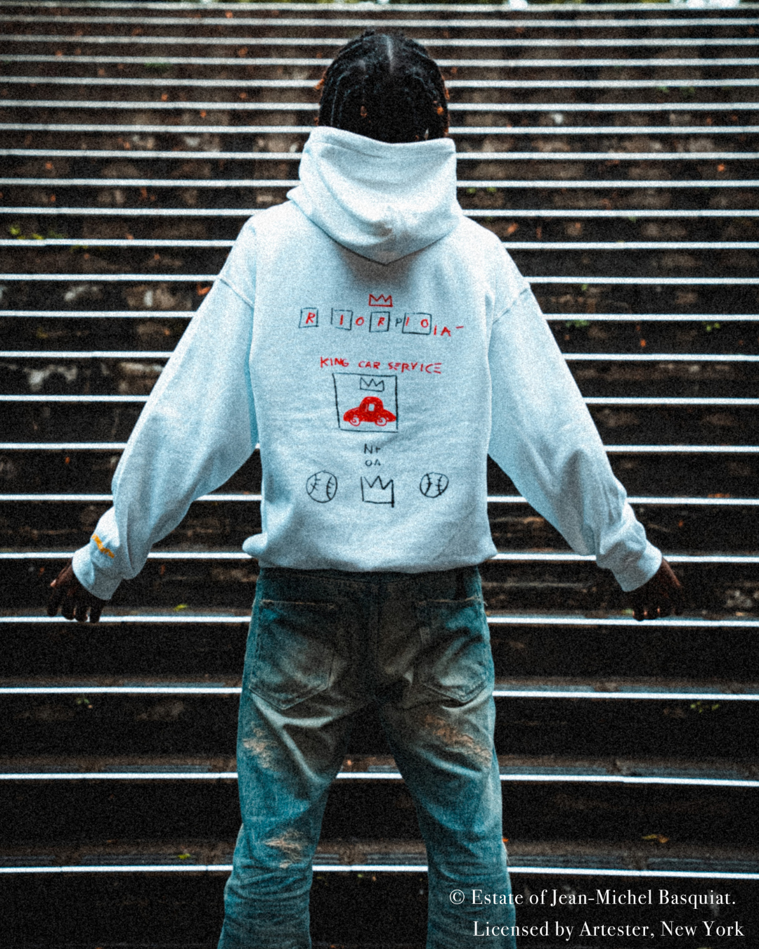 Basquiat Hoodie White