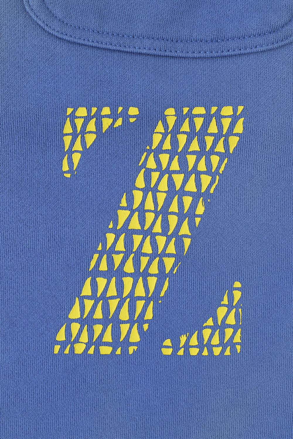 JIMMY'Z Back Print Pants Blue