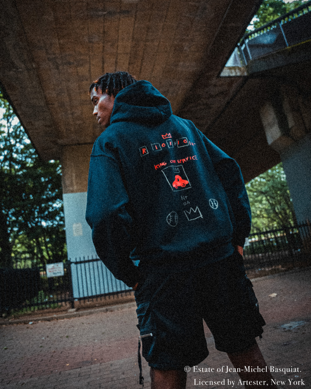 Basquiat Hoodie Black