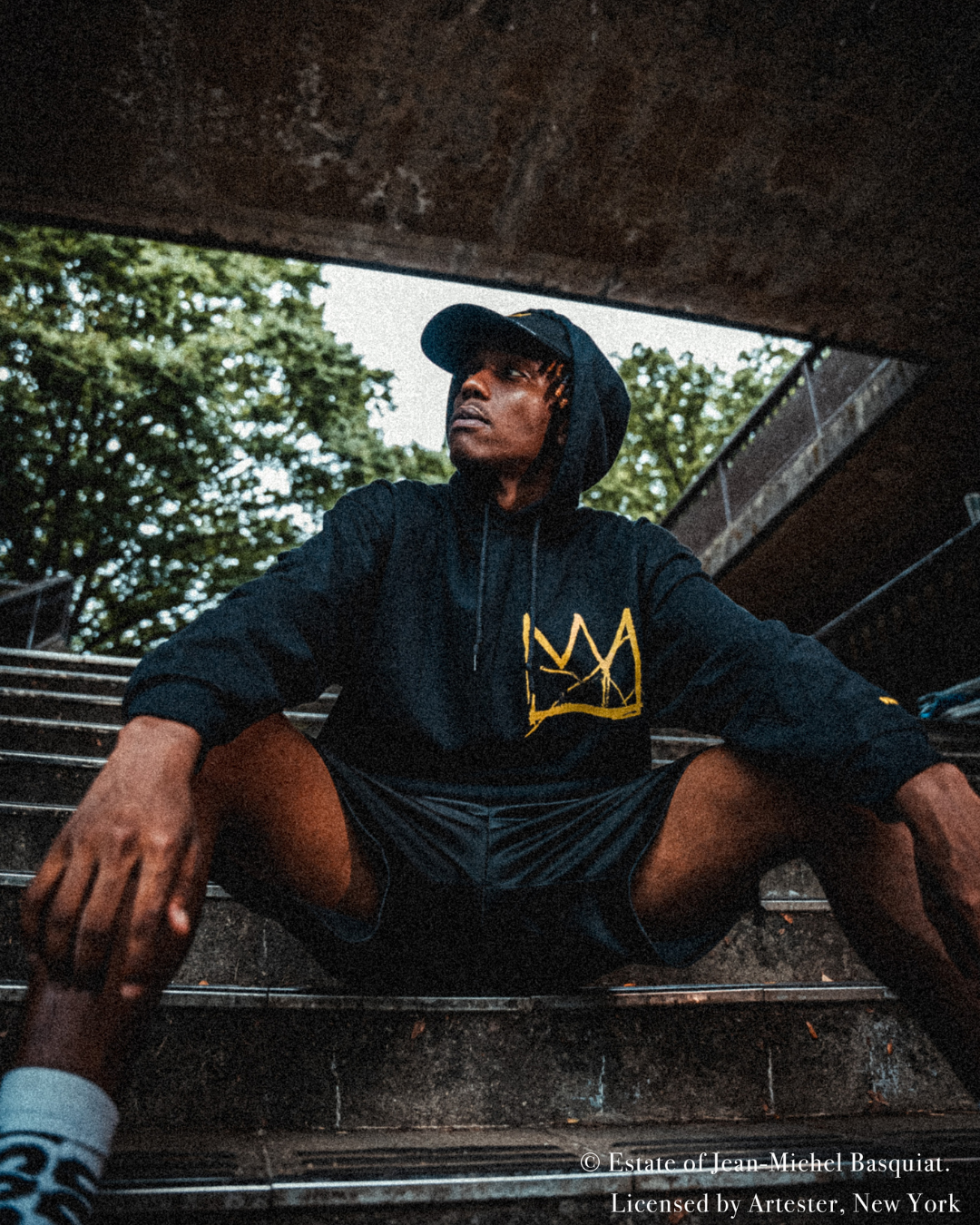 Basquiat Hoodie Black