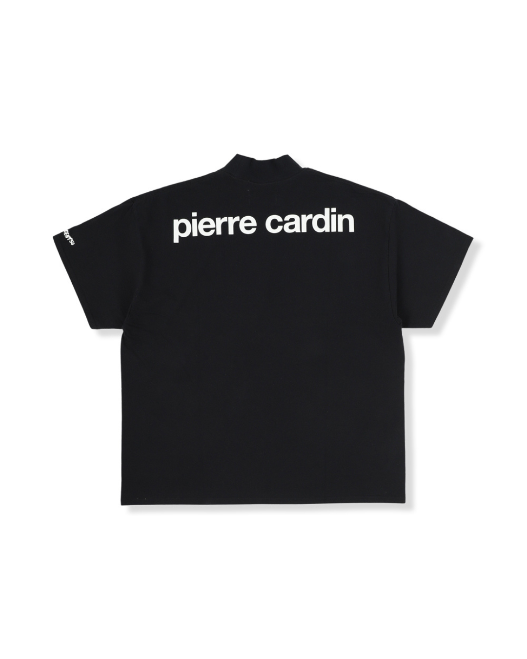Pierre BACK LOGO MOCK NECK BLACK
