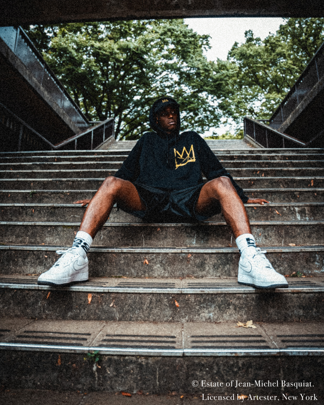 Basquiat Hoodie Black