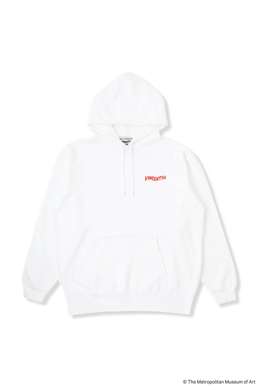 The Met BackLogo Hoodie WHITE
