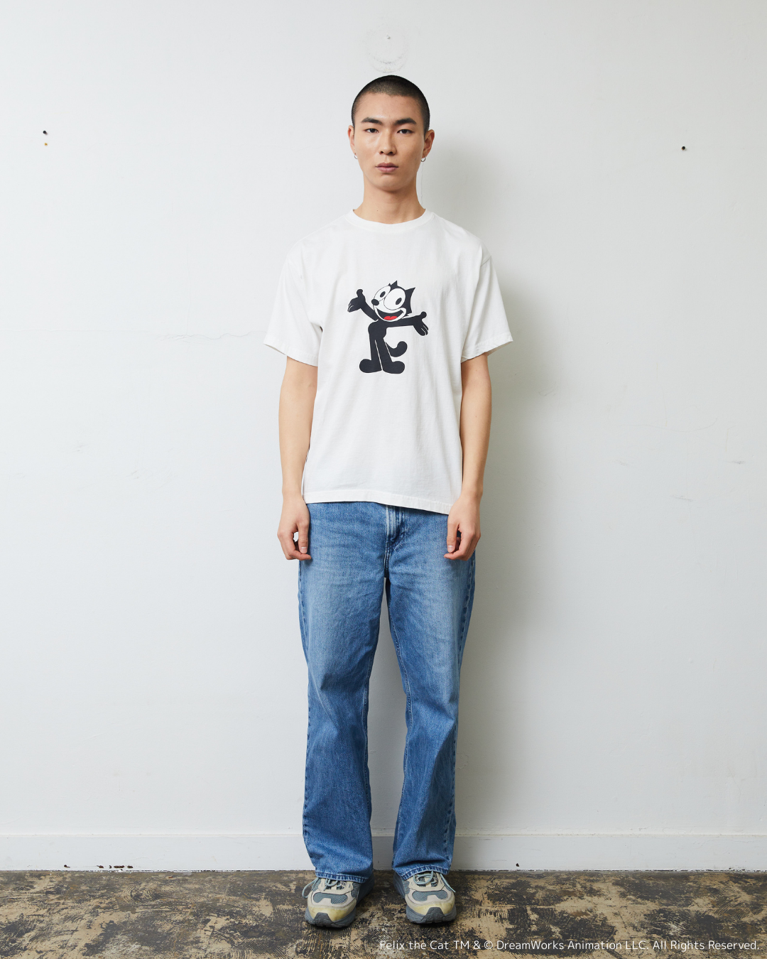 FELIX FRONT PRINT TEE WHITE