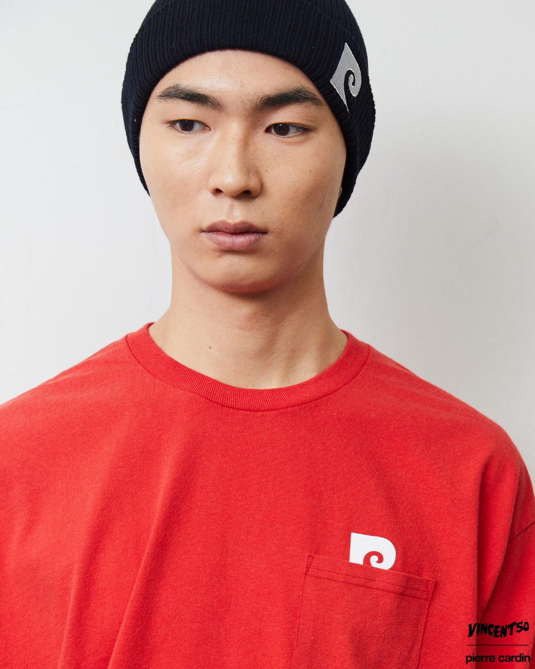 Pierre LOGO KNIT CAP BLACK