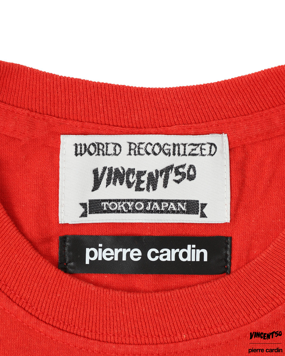 Pierre SHOULDER PRINT LONG TEE RED