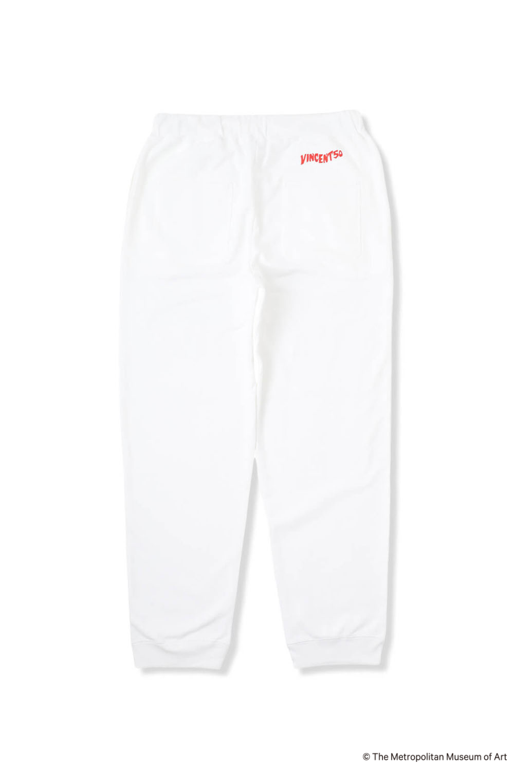 The Met Logo Pants WHITE