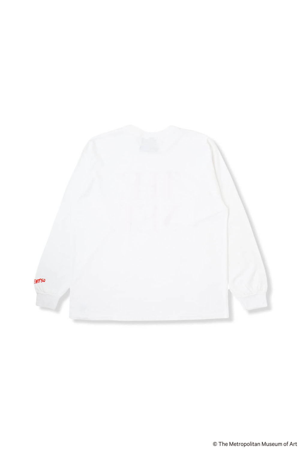 The Met Front Logo LongTee WHITE