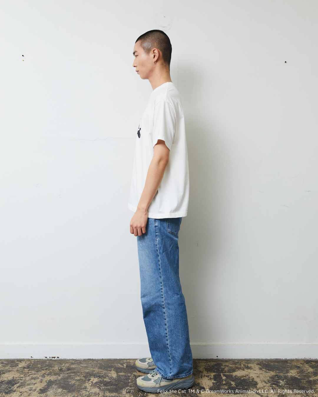 FELIX FRONT PRINT TEE WHITE