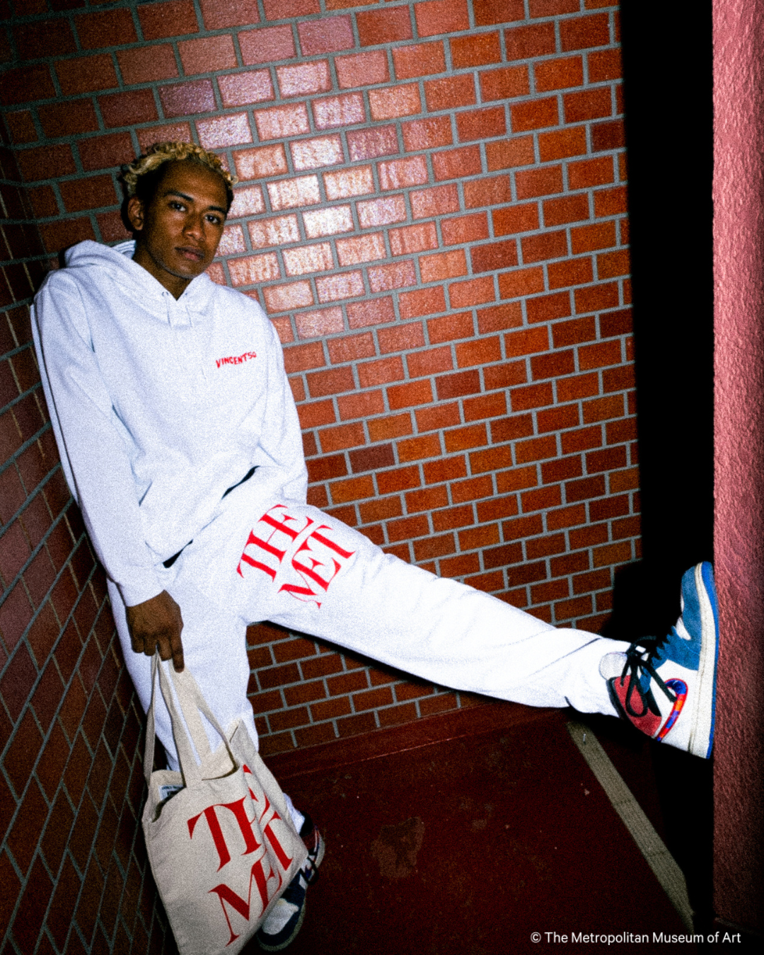 The Met Logo Pants BLACK