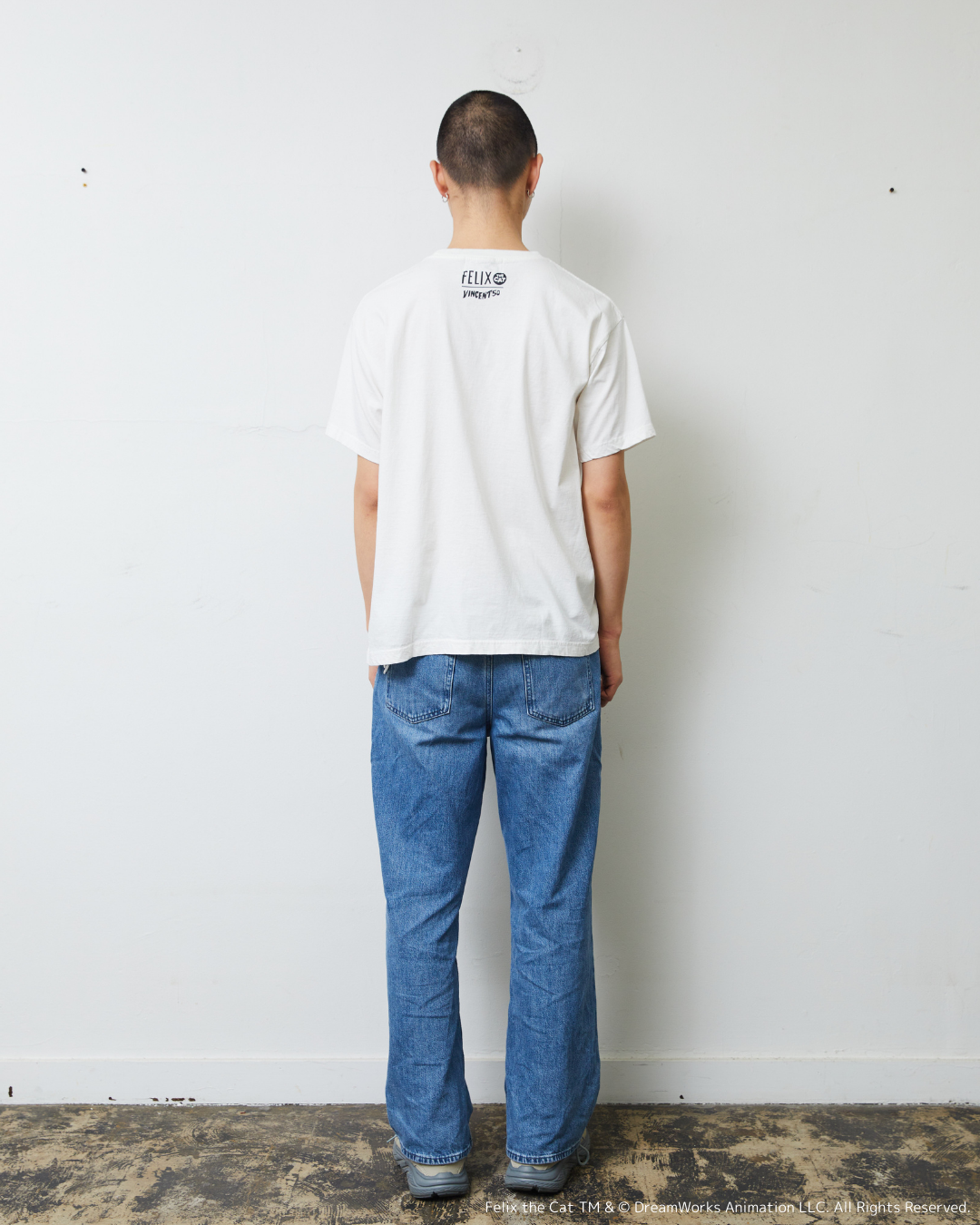 FELIX FRONT PRINT TEE WHITE