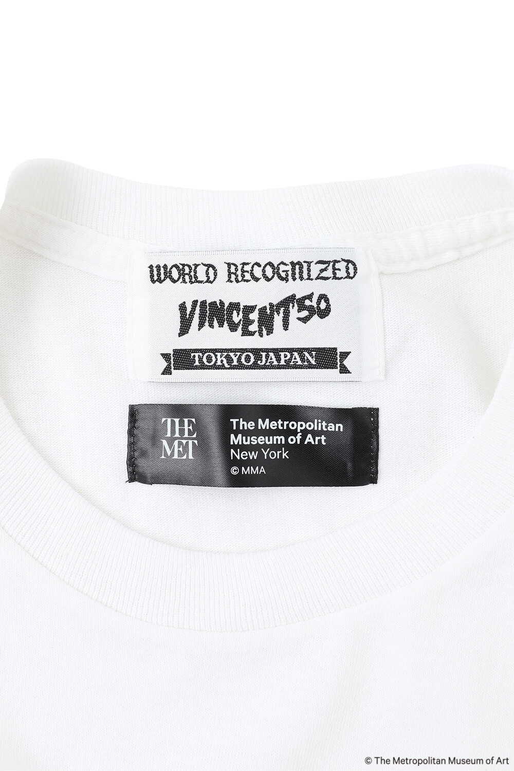 The Met Front Logo LongTee WHITE