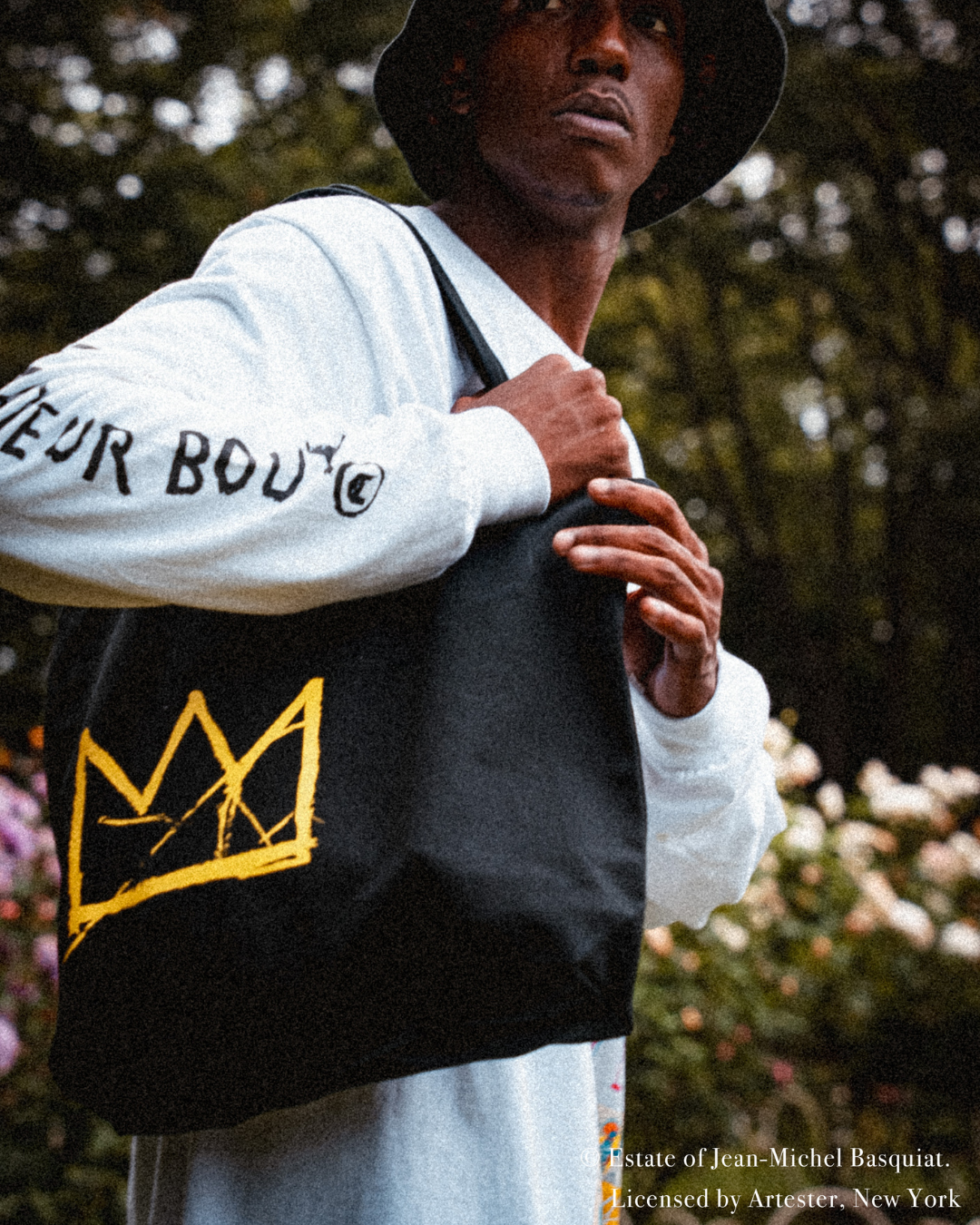 Basquiat Tote Bag Black