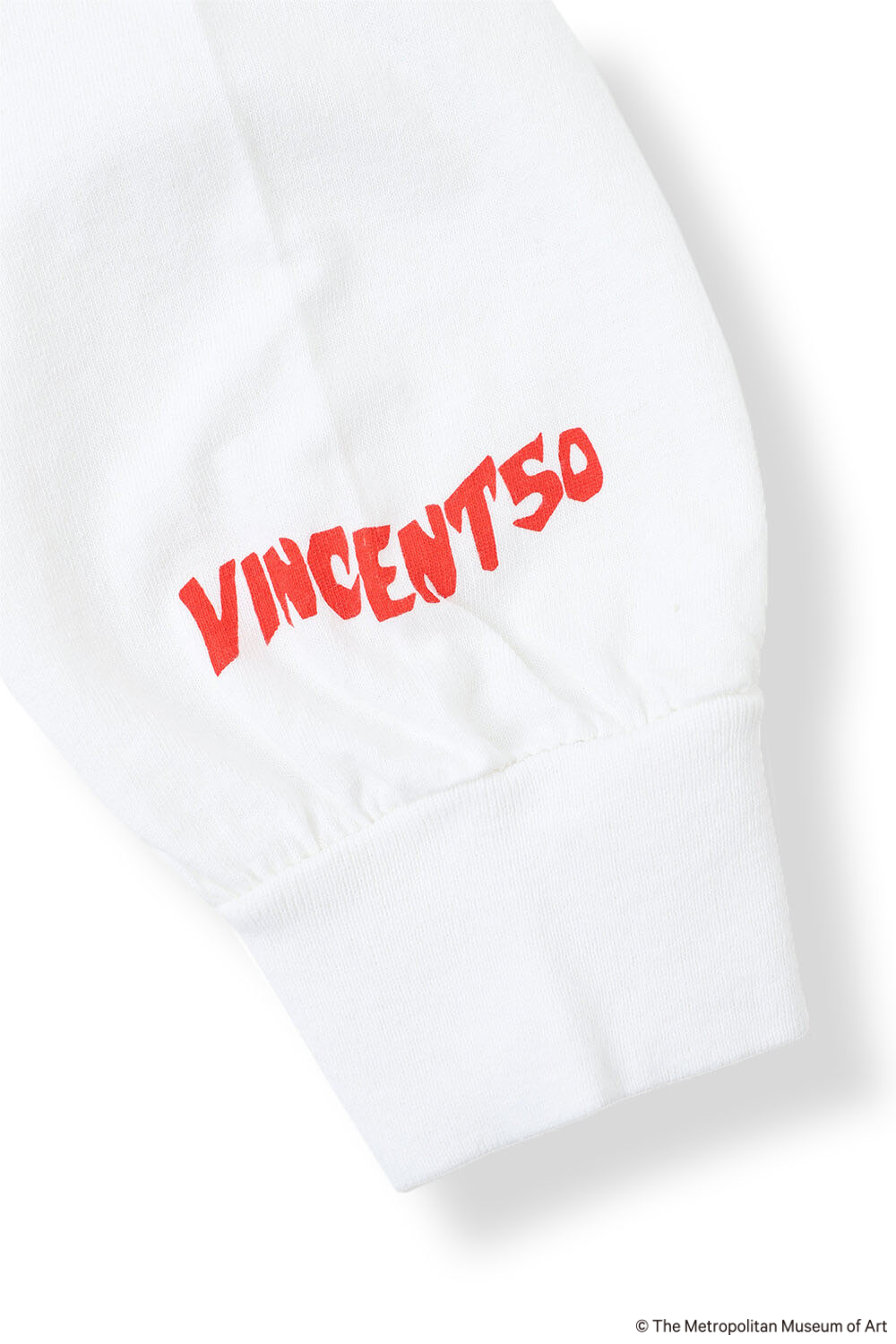 The Met Front Logo LongTee WHITE