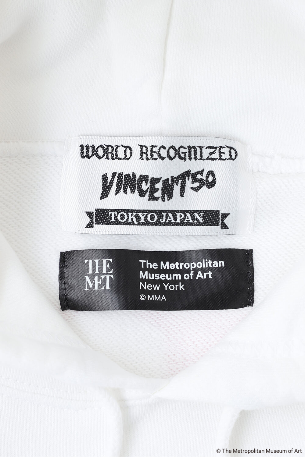 The Met BackLogo Hoodie WHITE