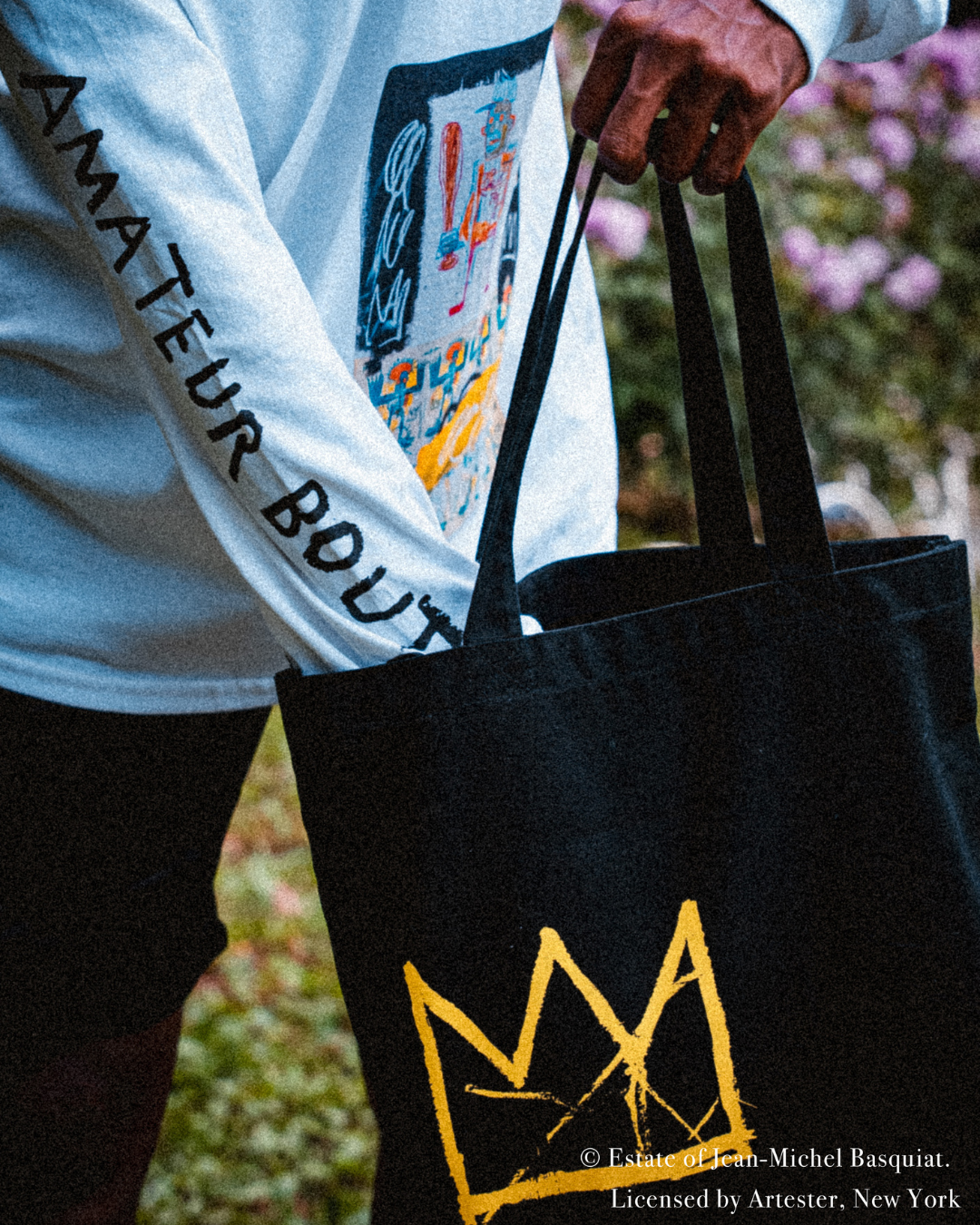 Basquiat Tote Bag Black