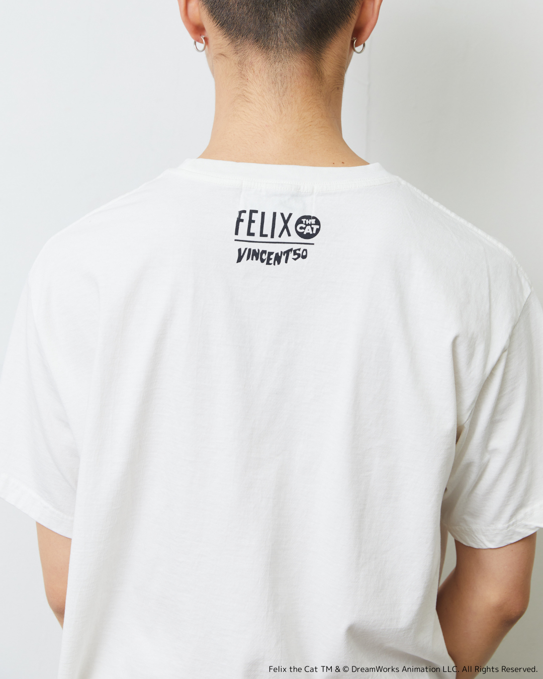 FELIX FRONT PRINT TEE WHITE