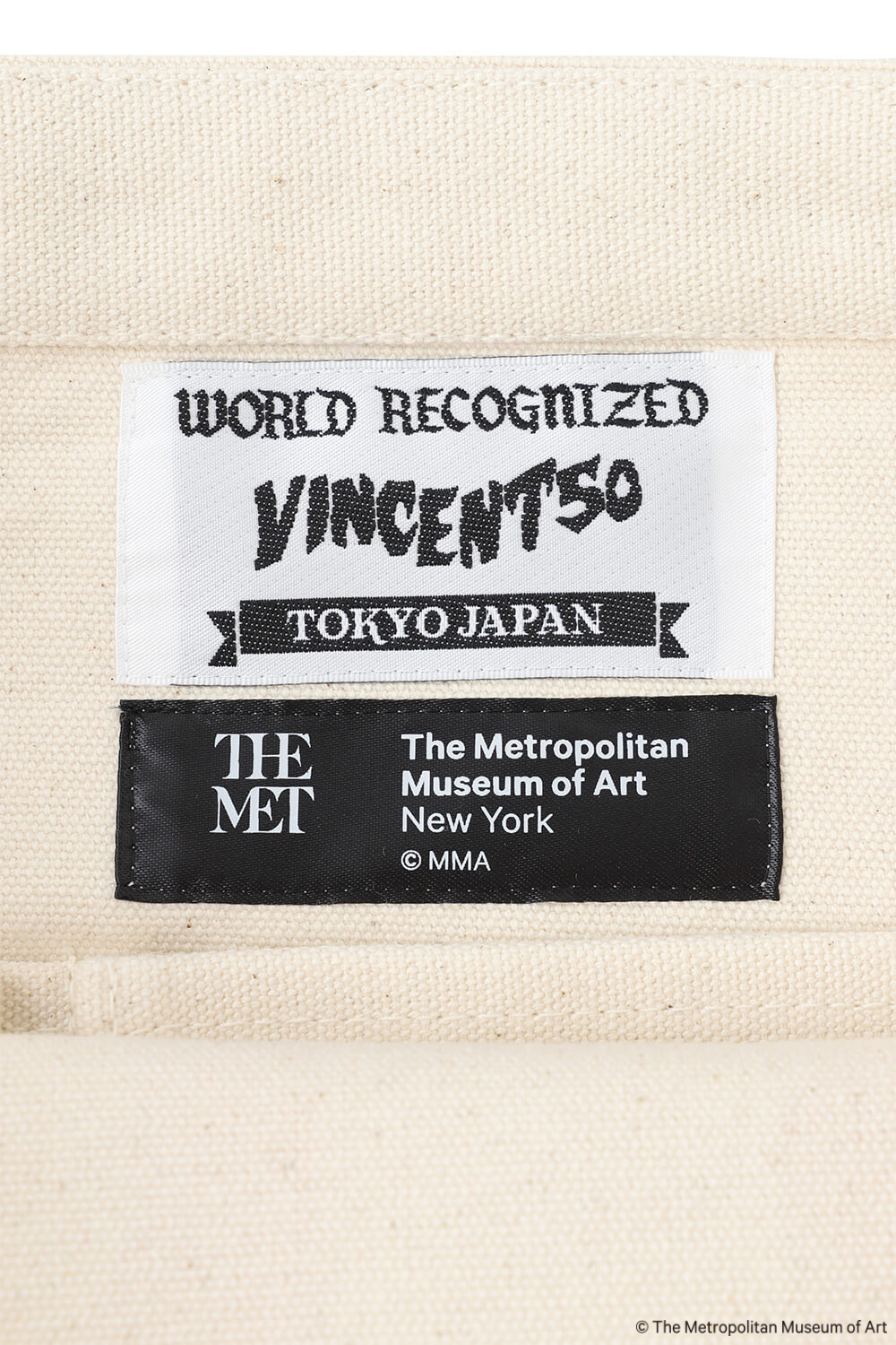 The Met Logo Totebag WHITE