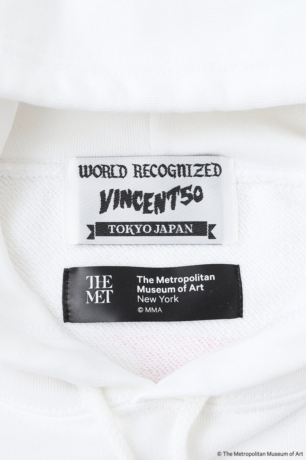 The Met Gogh Print Hoodie WHITE
