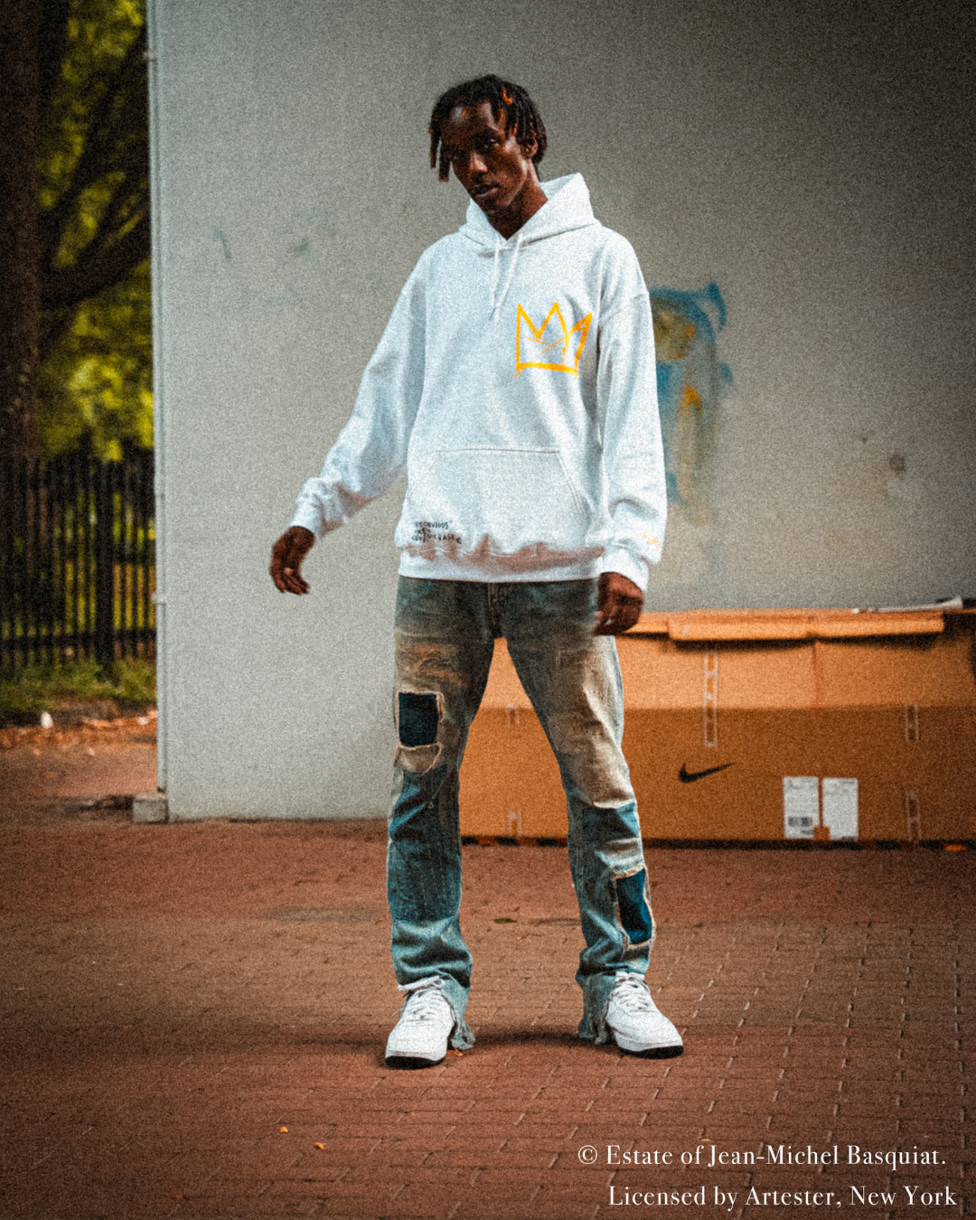 Basquiat Hoodie White