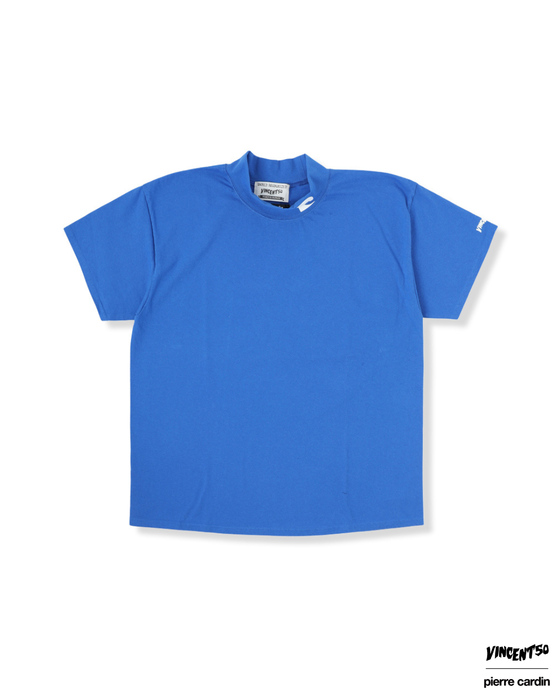 Pierre BACK LOGO MOCK NECK BLUE