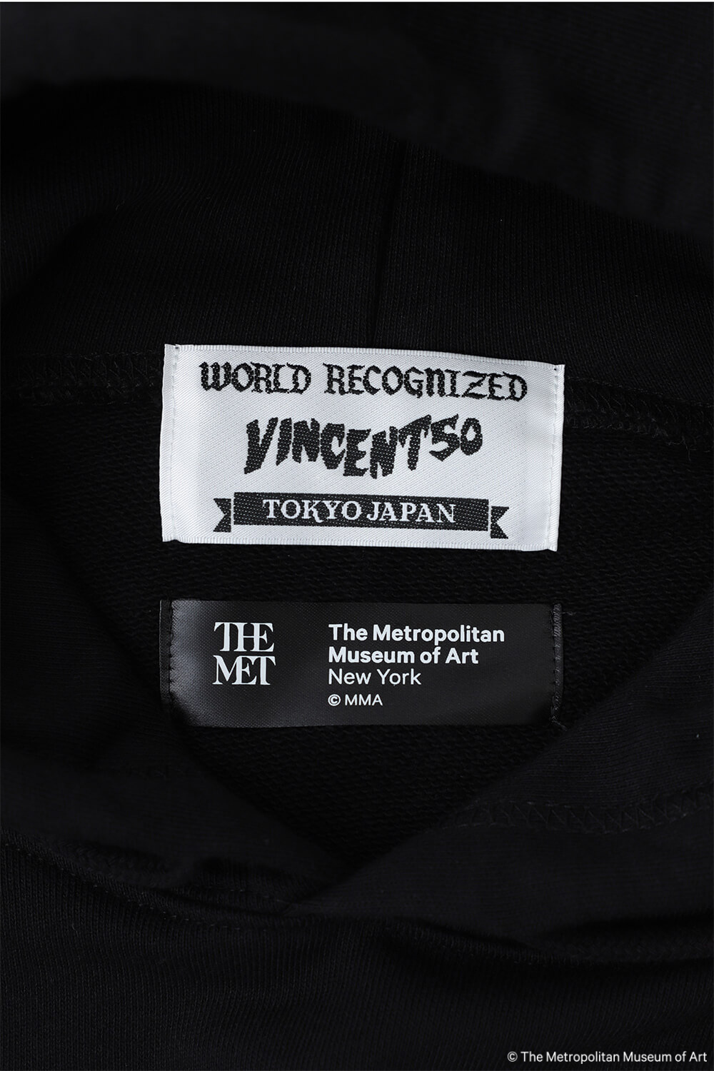 The Met Gogh Print Hoodie BLACK
