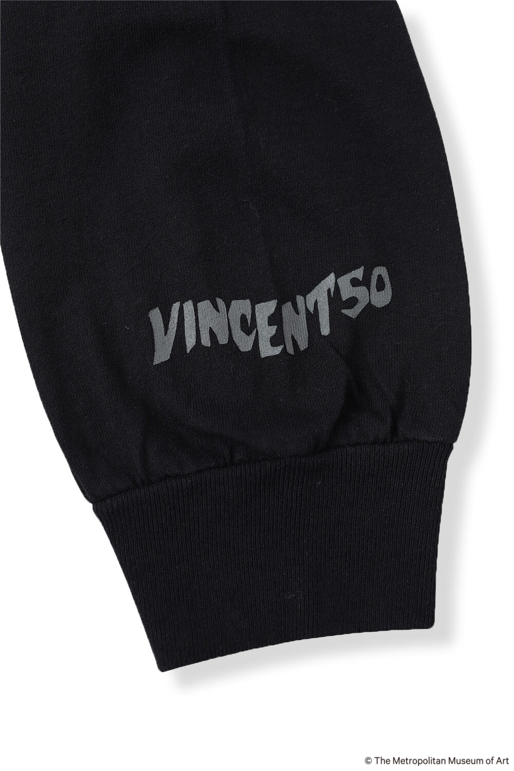 The Met Front Logo LongTee BLACK