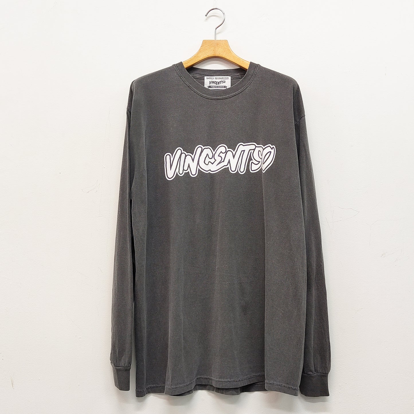 VINCENT50 Original Long Tee#2 BLACK