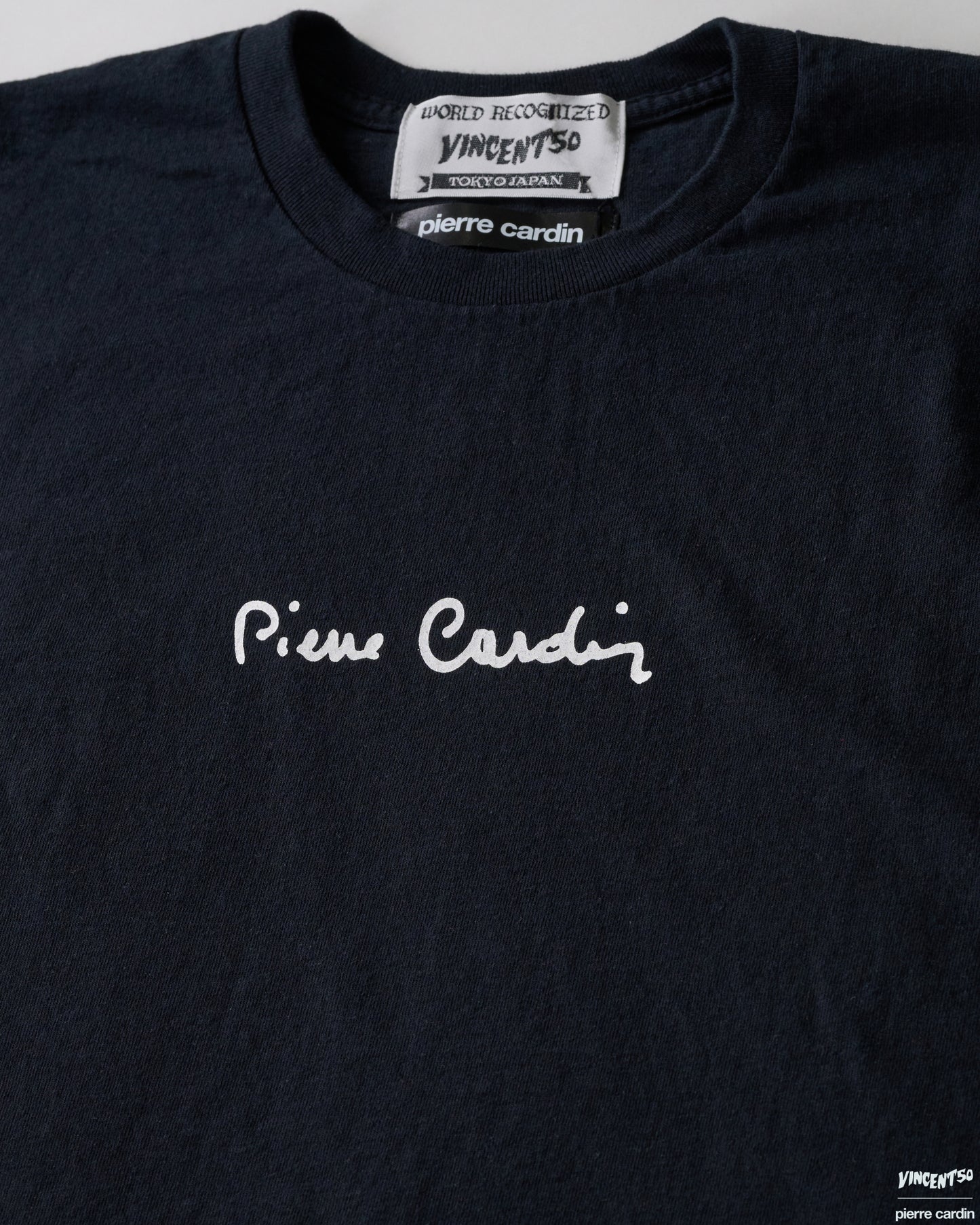 Pierre FRONT CursiveLogo TEE BLACK