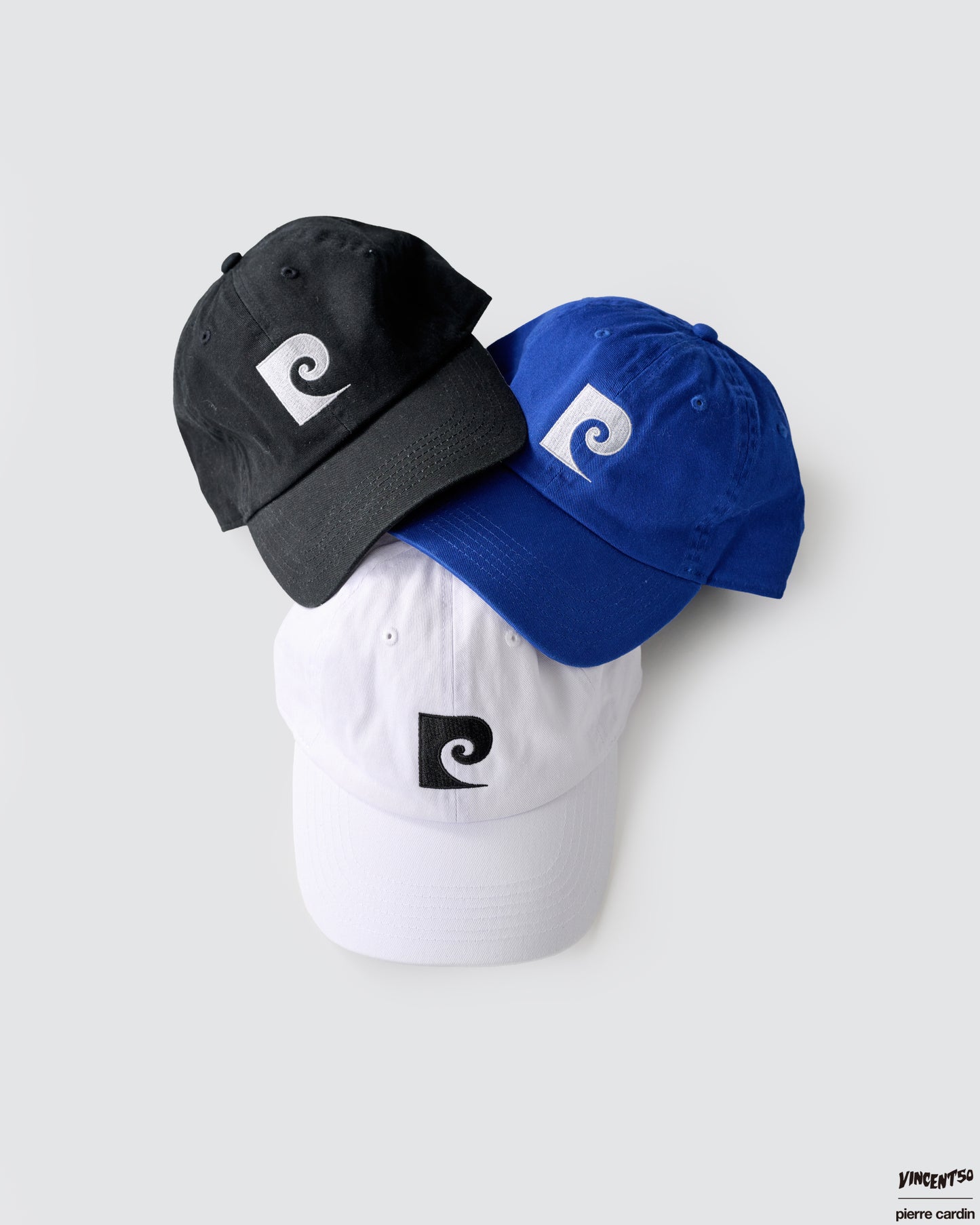Pierre P LOGO CAP WHITE