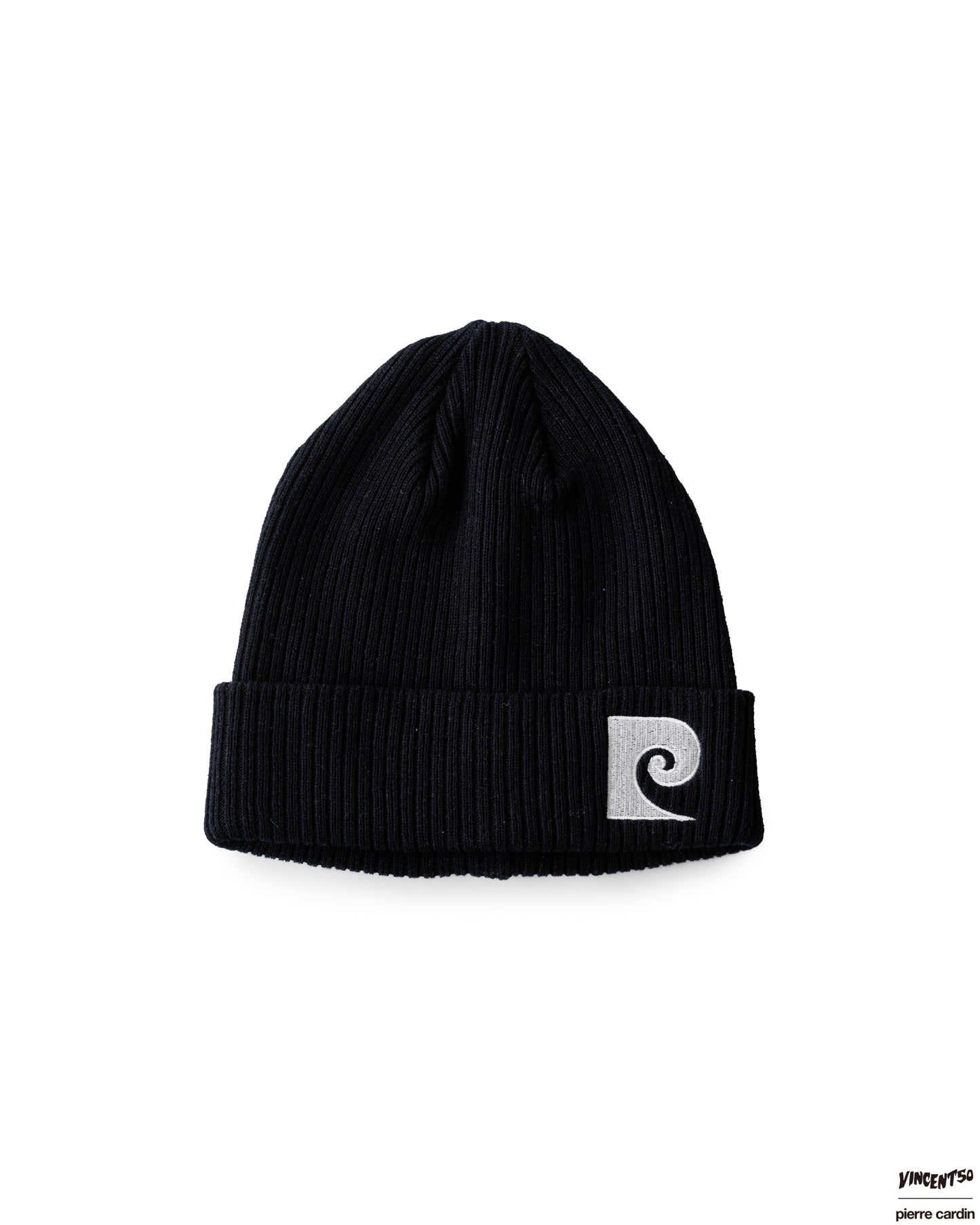 Pierre LOGO KNIT CAP BLACK
