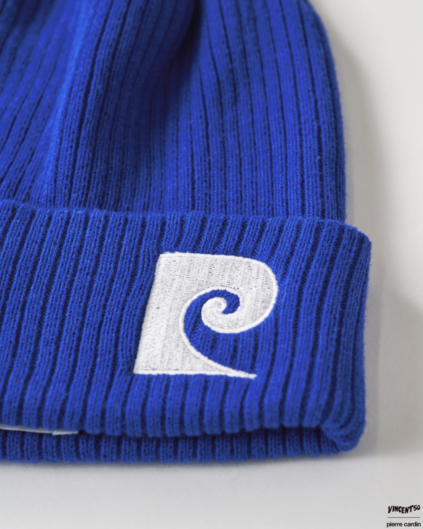Pierre LOGO KNIT CAP BLUE