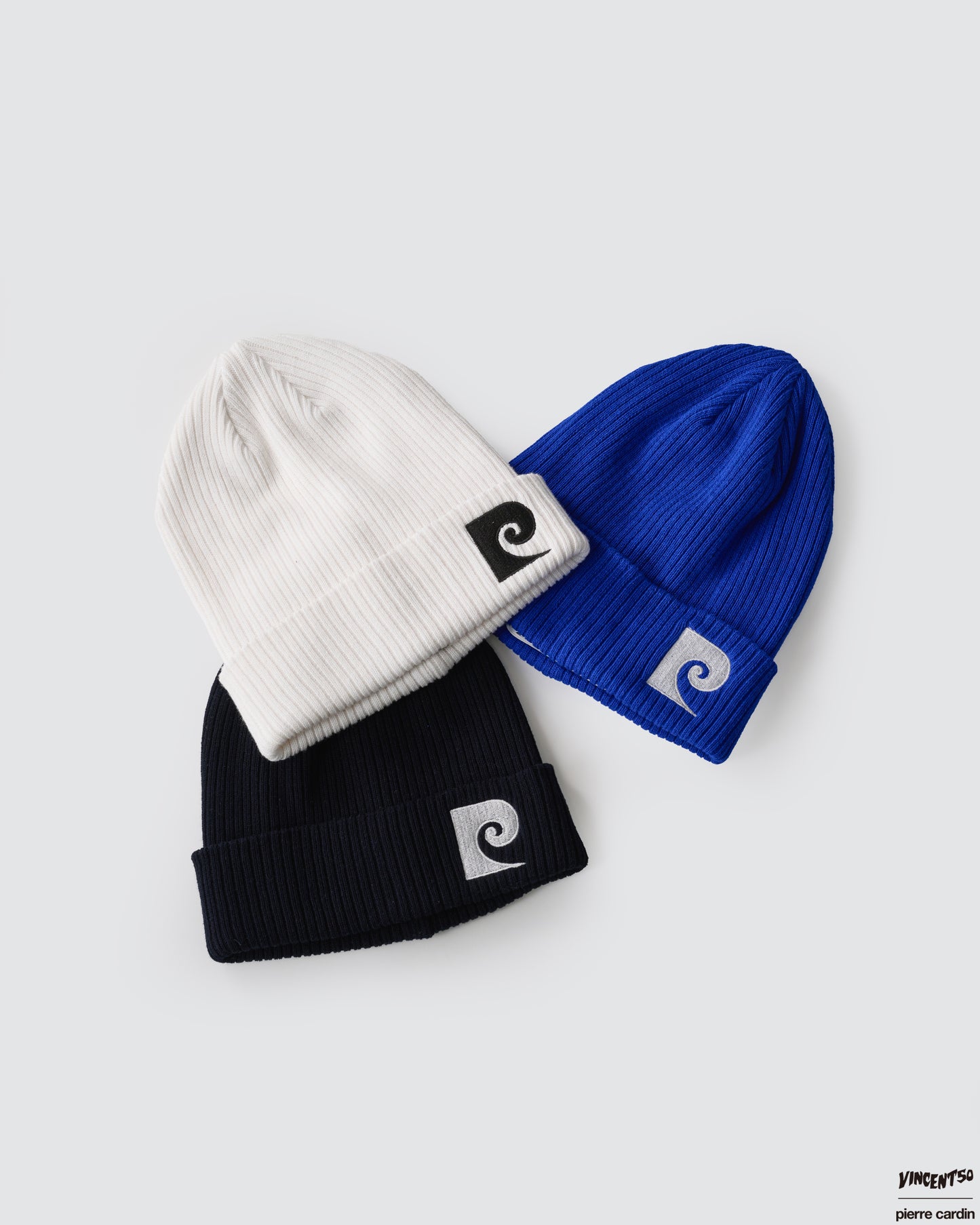 Pierre LOGO KNIT CAP BLACK