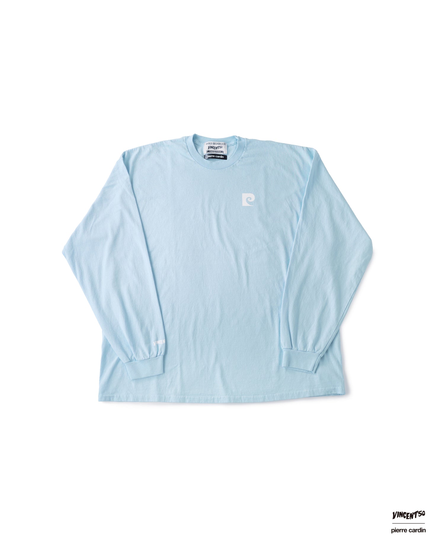 Pierre BACK LOGO LONG TEE BLUE