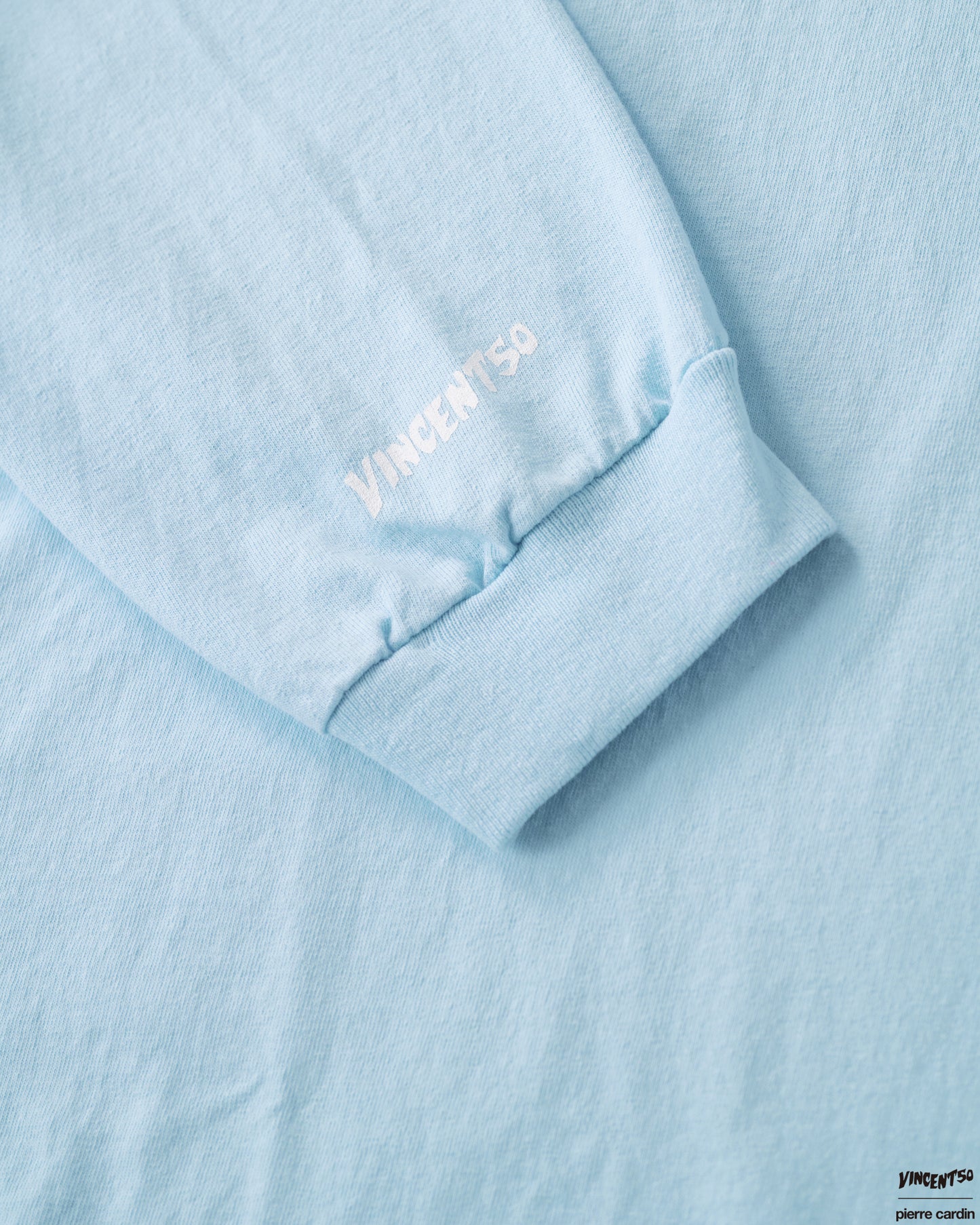 Pierre BACK LOGO LONG TEE BLUE