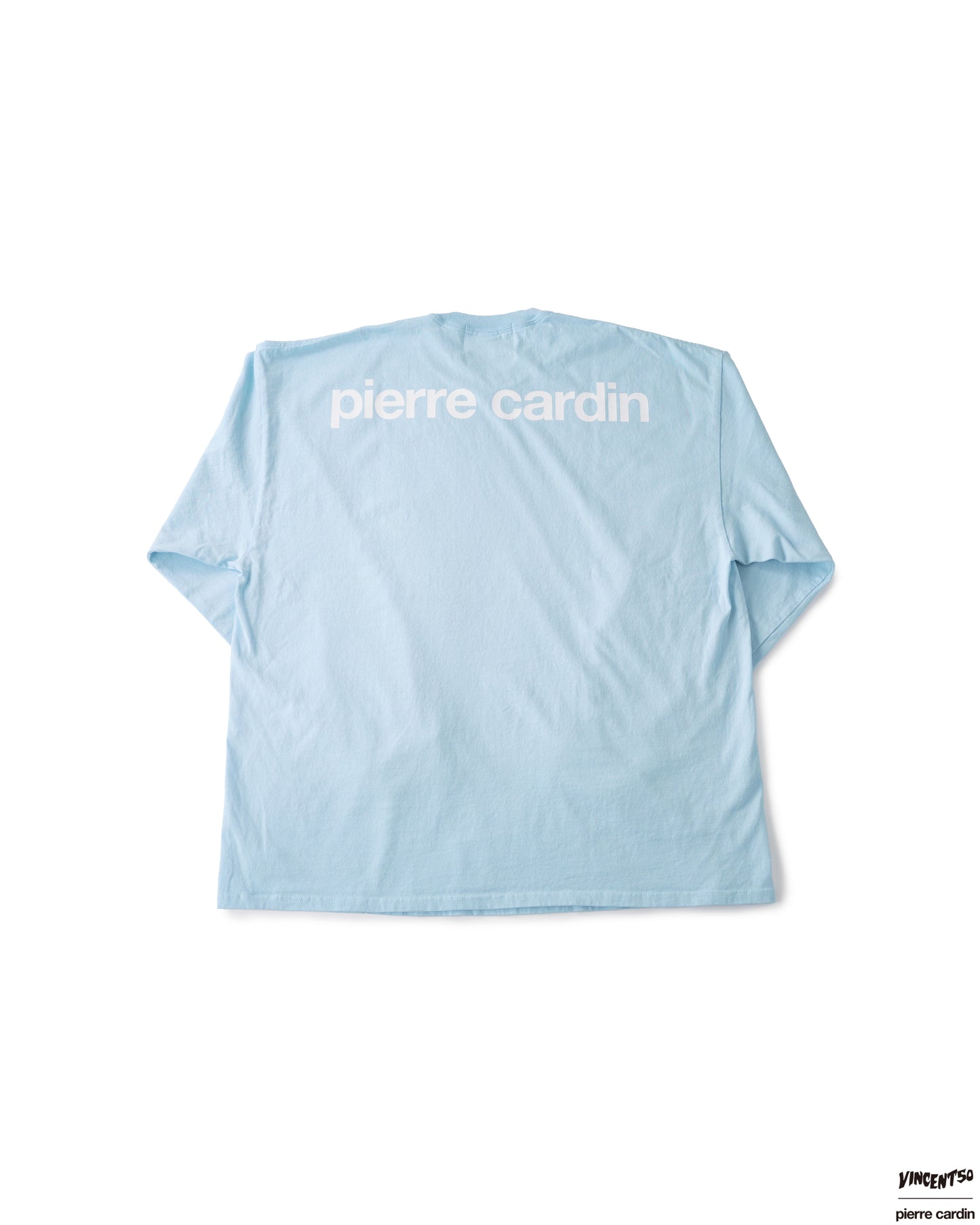 Pierre BACK LOGO LONG TEE BLUE