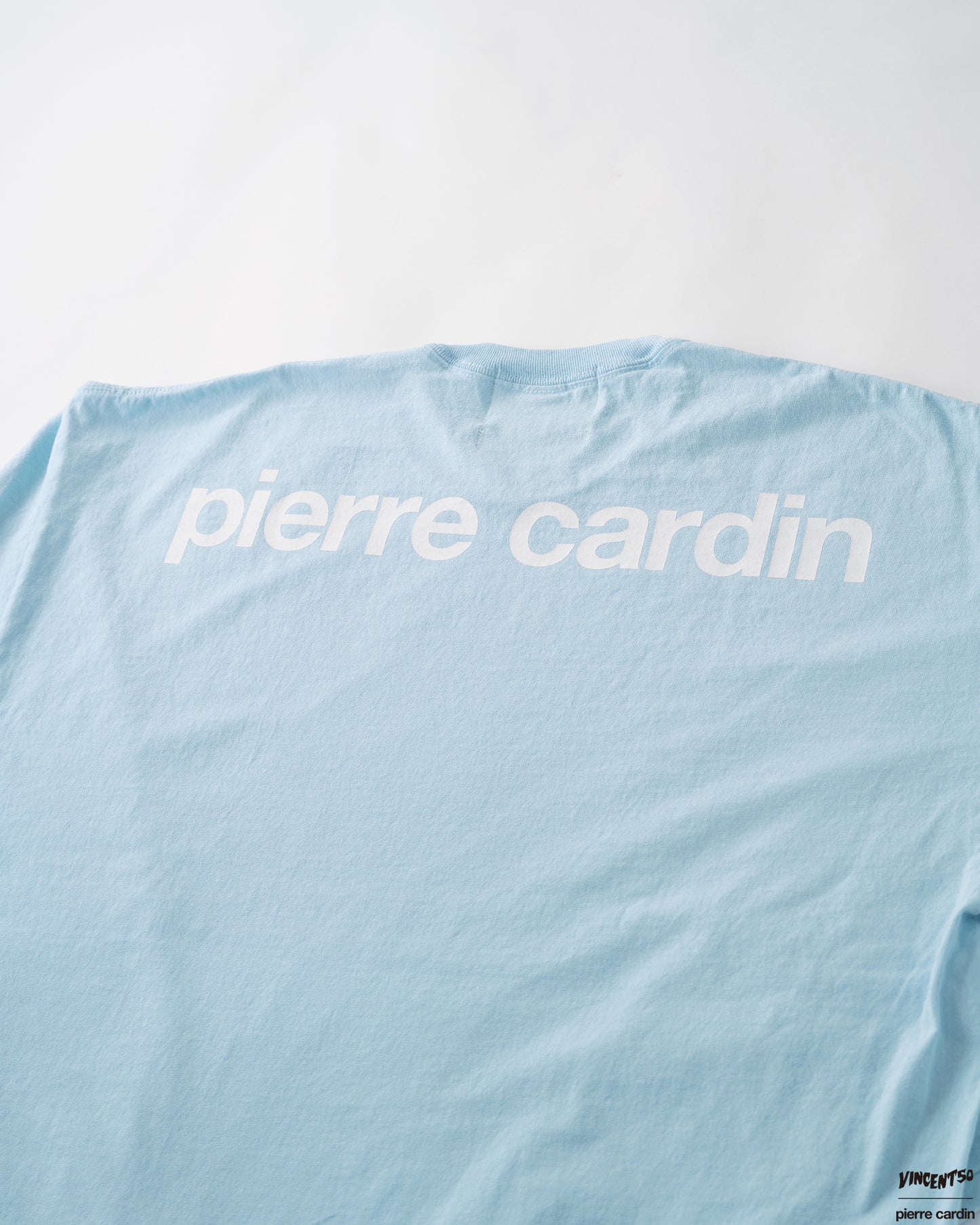 Pierre BACK LOGO LONG TEE BLUE