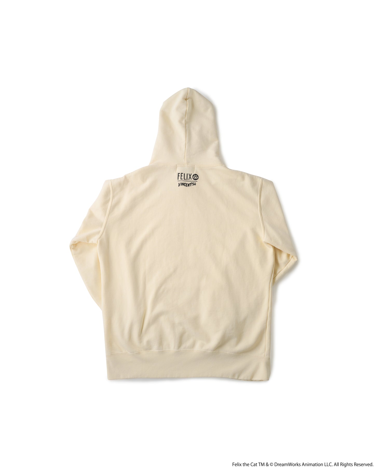 FELIX FRONT PRINT HOODIE BEIGE