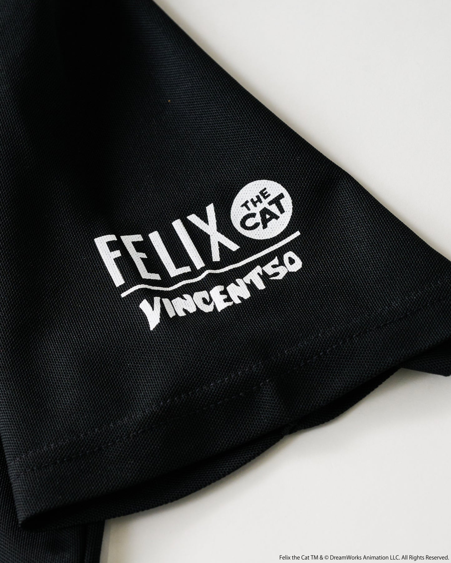 FELIX FRONT PRINT POLO BLACK